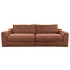 BIGSOFA in Cord Kupferfarben  - Schwarz/Kupferfarben, Design, Kunststoff/Textil (276/90/109cm) - Sit & More
