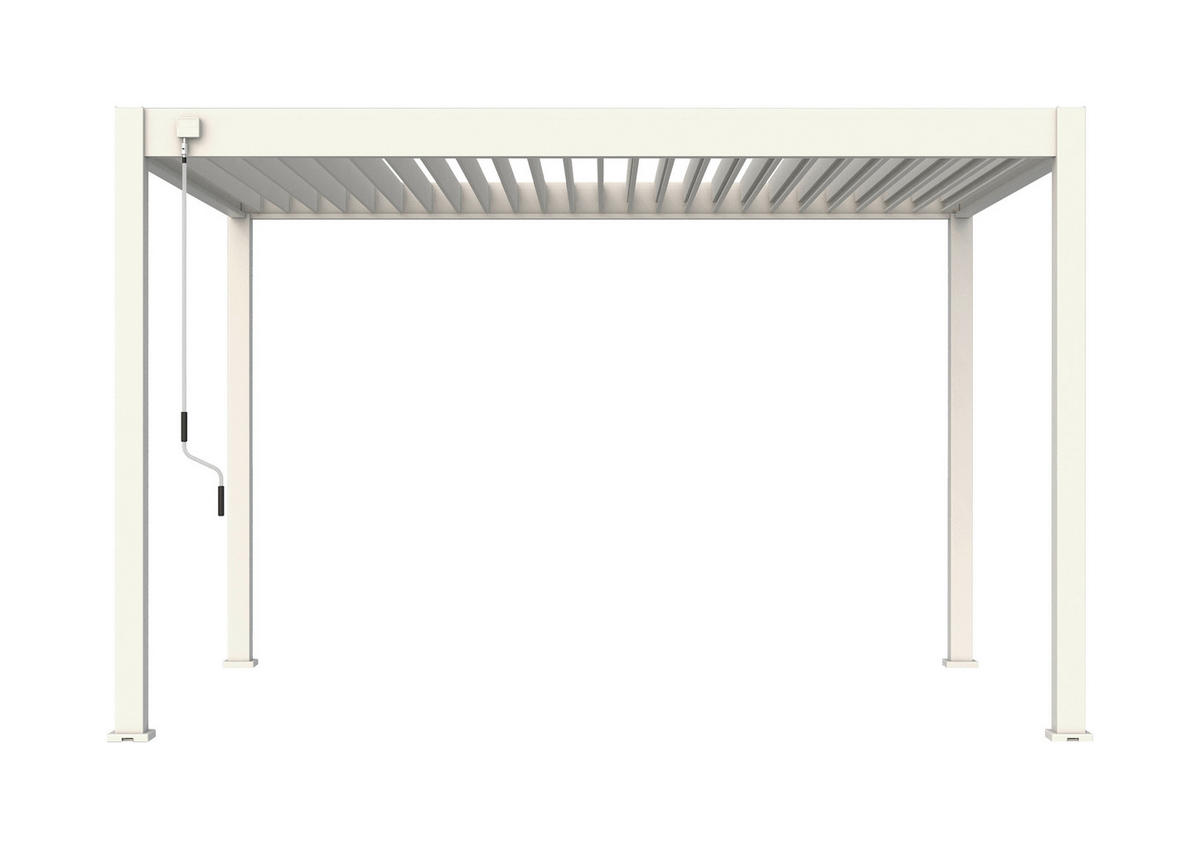 PERGOLA - Weiss, Basics, Metall (360/255/300cm) - Gardenson