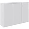 HÄNGESCHUHSCHRANK Weiß  - Weiß, KONVENTIONELL, Holzwerkstoff (134,9/96/33,8cm) - Xora
