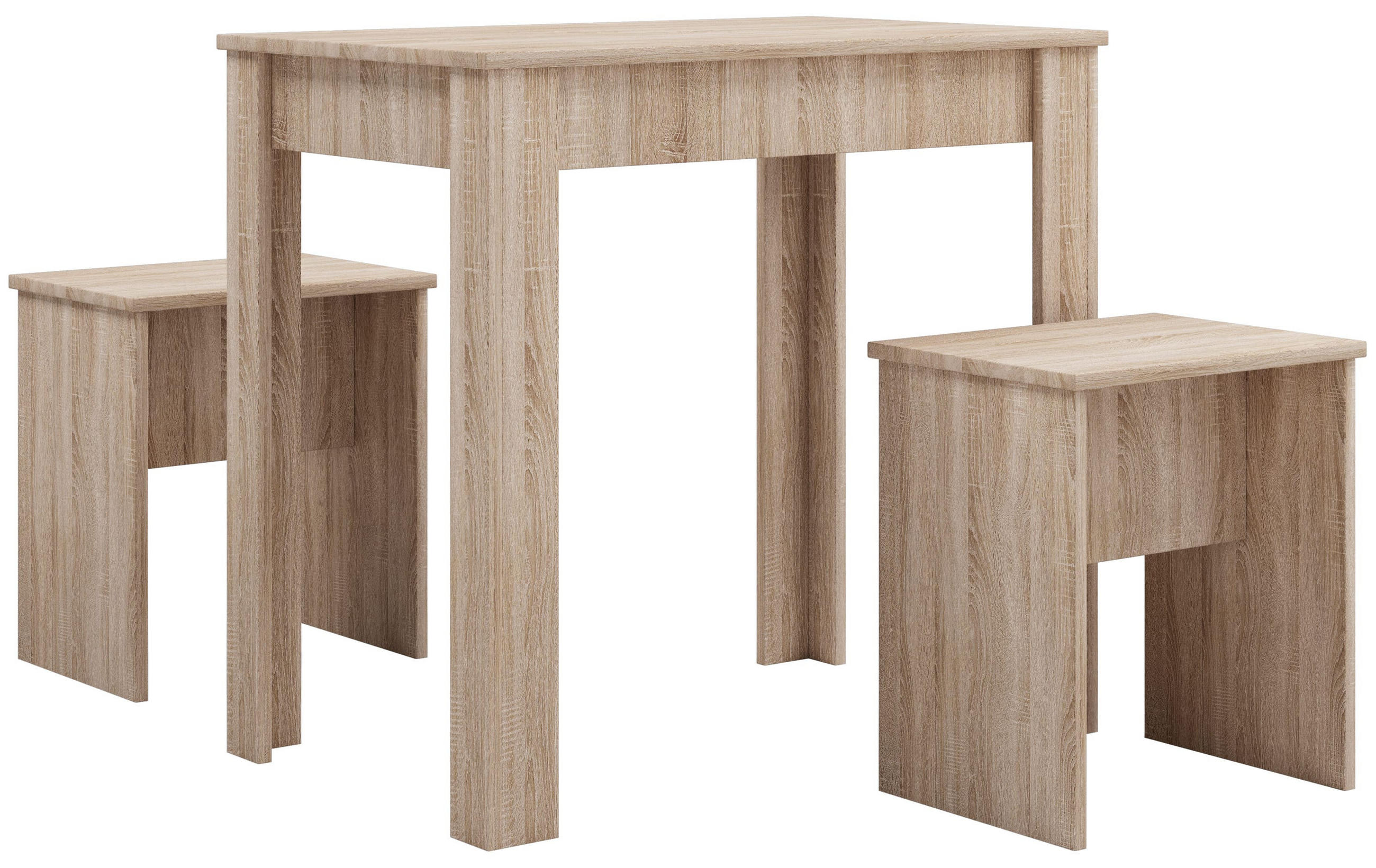 TISCHGRUPPE Sonoma Eiche  - Sonoma Eiche, Basics (30/80/75cm) - MID.YOU