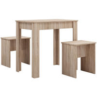 TISCHGRUPPE in Holzwerkstoff Sonoma Eiche  - Sonoma Eiche, Basics, Holzwerkstoff (30/80/75cm) - MID.YOU