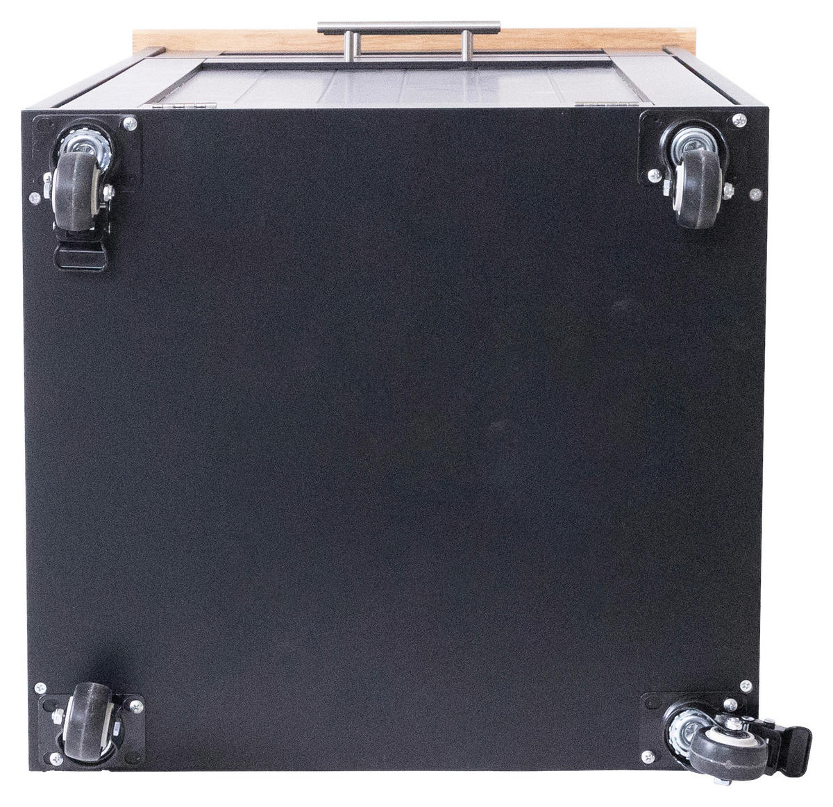 SERVIERWAGEN in Schwarz  - Silberfarben/Schwarz, Basics, Holz/Holzwerkstoff (50/90/46cm) - MID.YOU