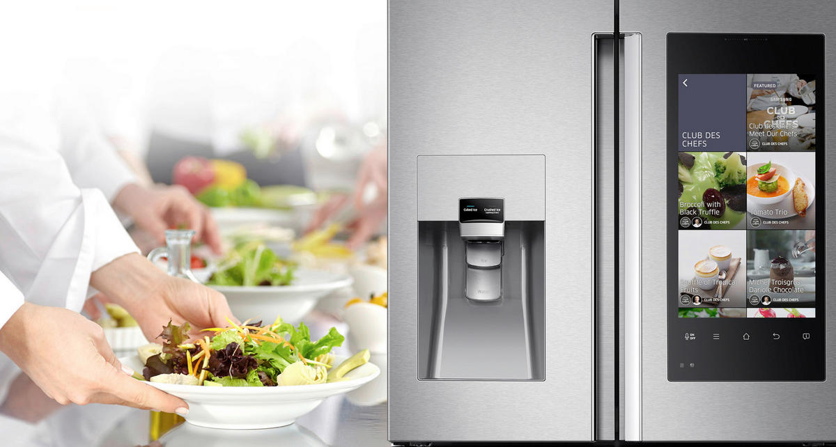SIDE-BY-SIDE 91,2/178,0/71,6 cm RS6HA8891SL/EG  - Schwarz, Basics, Glas/Kunststoff (91,2/178,0/71,6cm) - Samsung