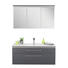 BADEZIMMER - Anthrazit, Design, Holzwerkstoff (120cm) - Novel BADEZIMMER - Anthrazit, Design, Holzwerkstoff (120cm) - Novel