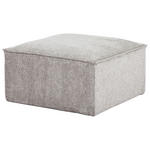 HOCKER in Textil Naturfarben  - Naturfarben, Design, Kunststoff/Textil (71/41/71cm) - Carryhome