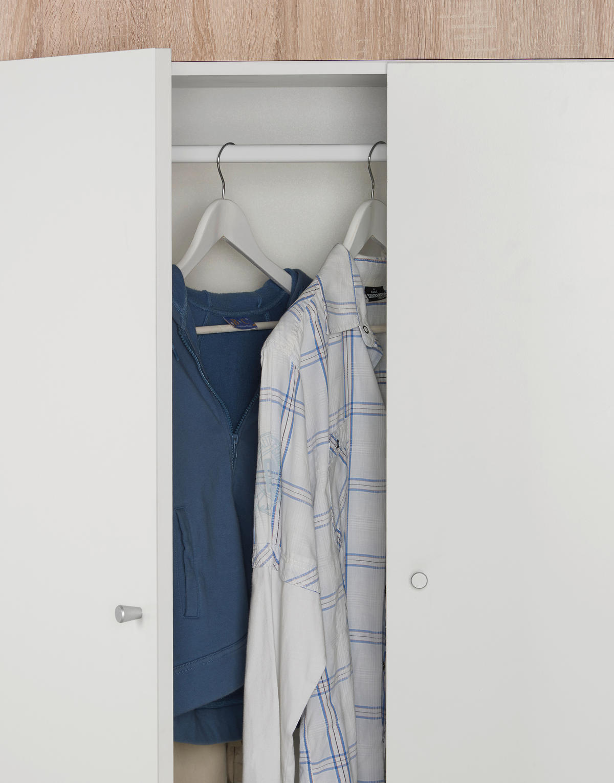 VYVÝŠENÁ POSTEĽ, 90/200 cm biela, farba duba - biela/farba duba, Konventionell, kompozitné drevo (90/200cm) - Carryhome