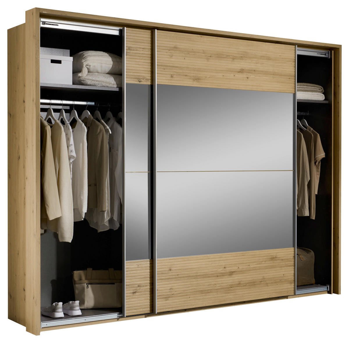 PASSEPARTOUTRAHMEN 280/218/23 cm   - Eiche Artisan, Konventionell, Holzwerkstoff (280/218/23cm) - Ti'me