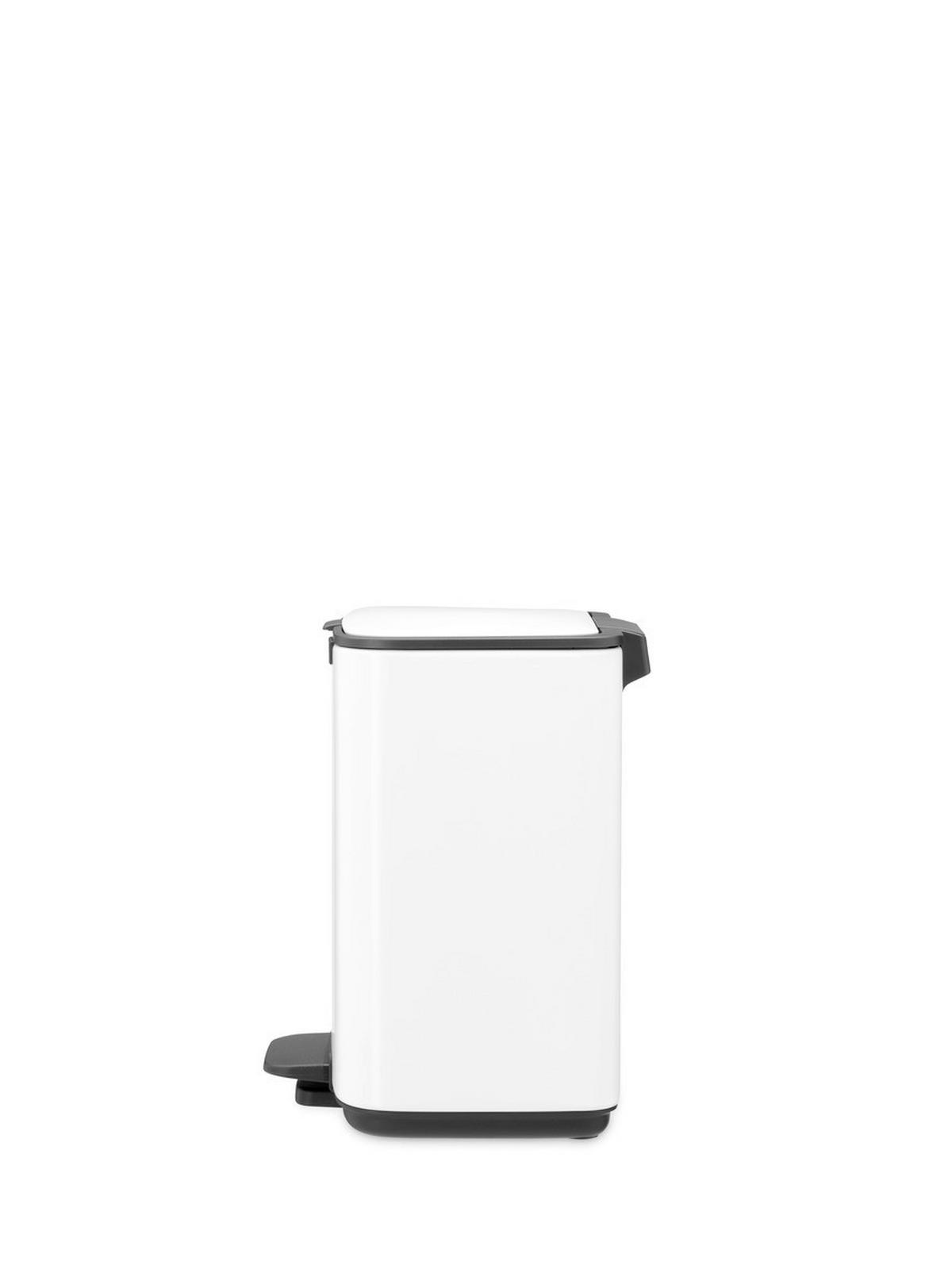 KANTA SA PAPUČICOM  4 l   - bela/antracit, Konvencionalno, metal/plastika (20/26,8/20,5cm) - Brabantia