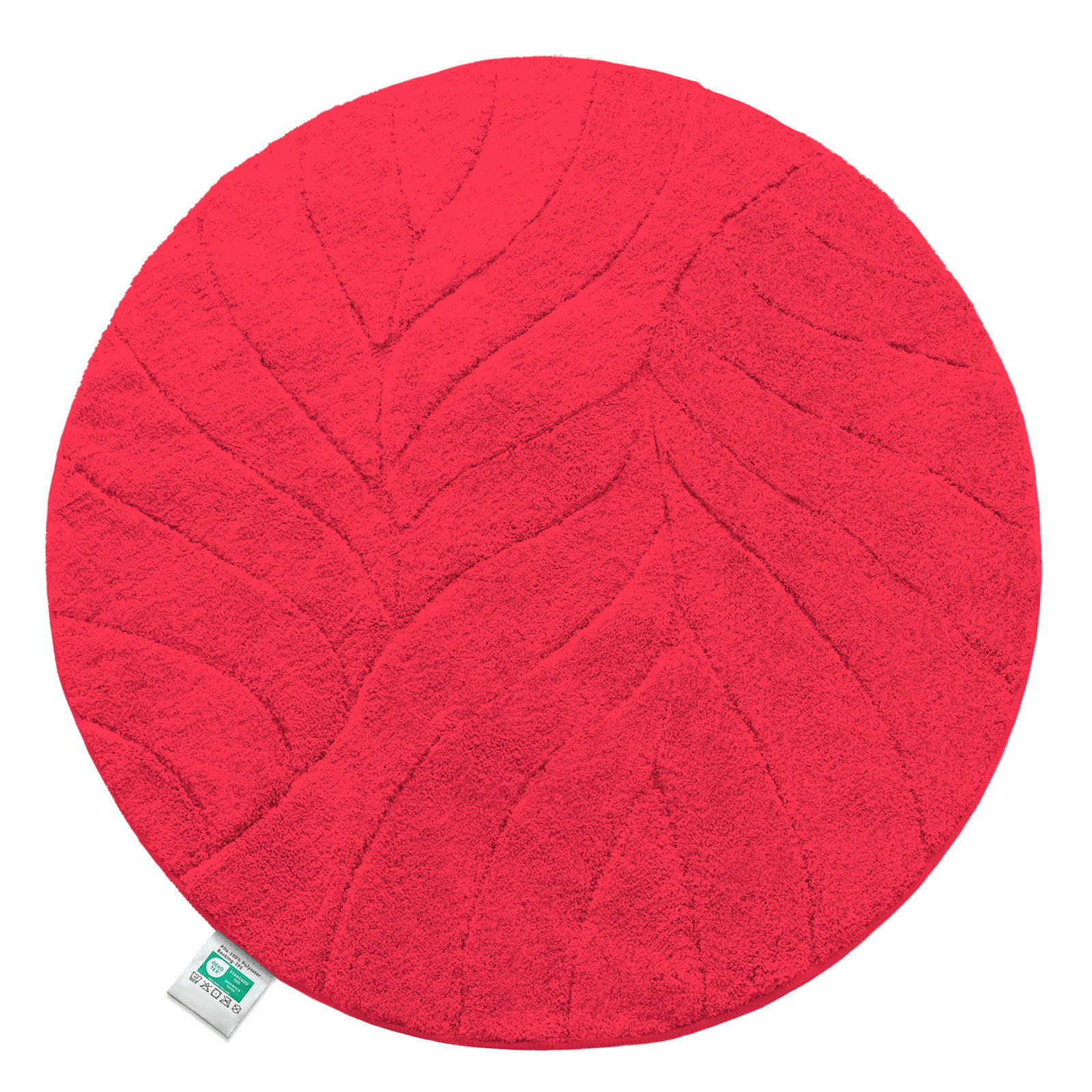 BADEMATTE Maris Rot 120 cm  - Rot, Basics, Kunststoff/Textil (120cm) - Floordirekt