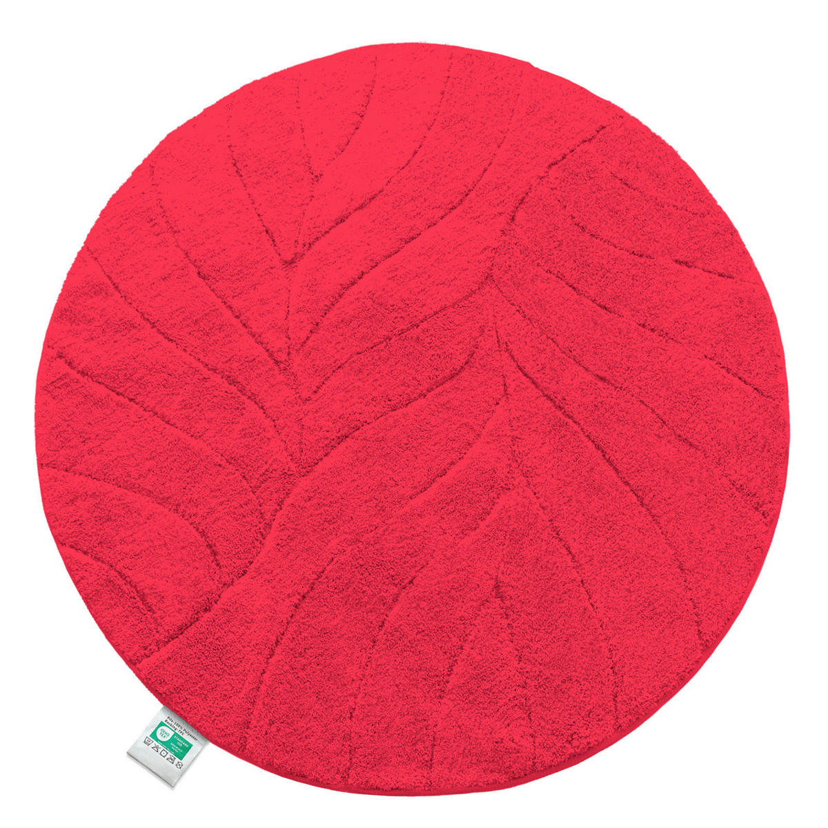 BADEMATTE Maris Rot 120 cm  - Rot, Basics, Kunststoff/Textil (120cm) - Floordirekt