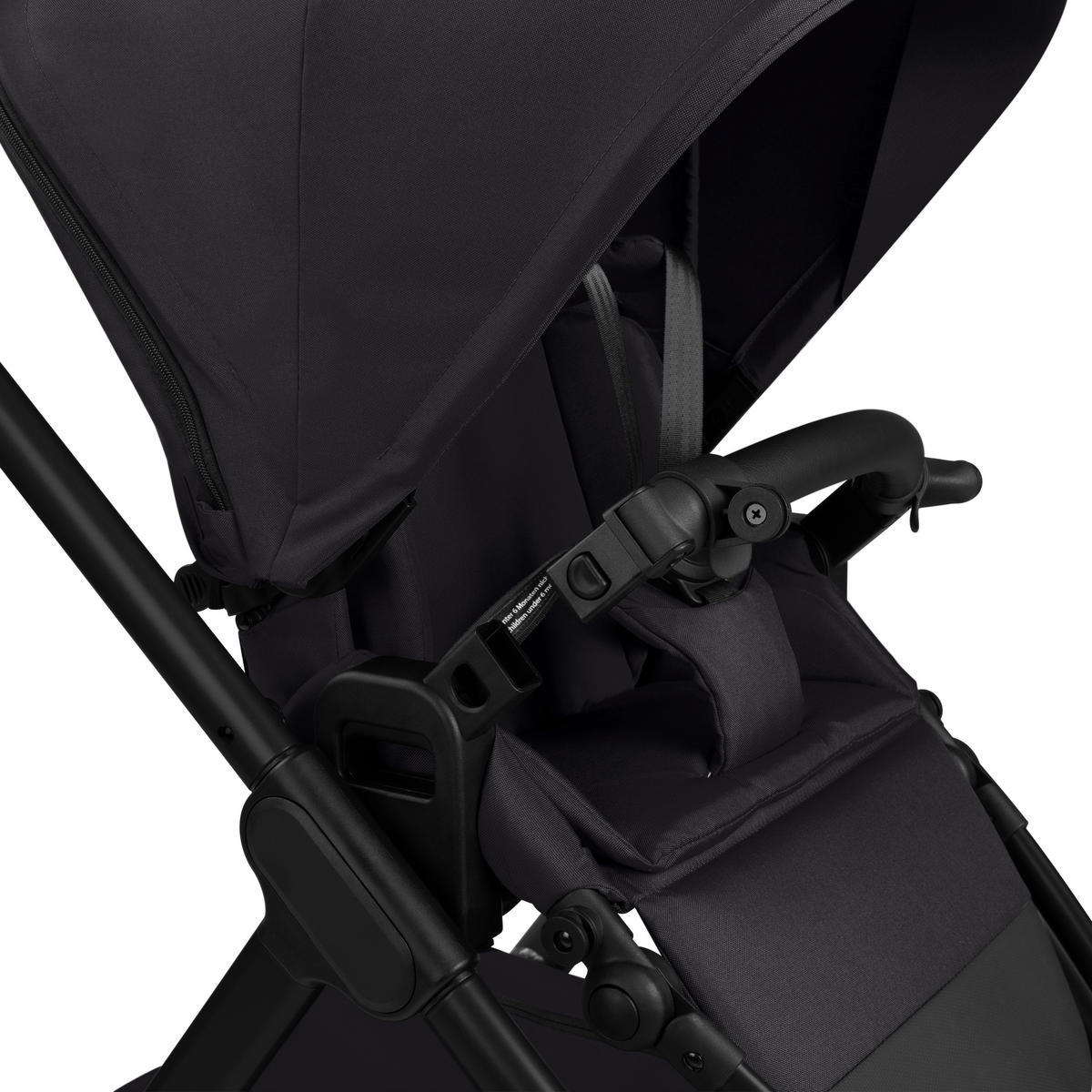 KINDERWAGEN Samba 2  - Schwarz, Basics, Textil/Metall (60/108/88cm) - ABC Design