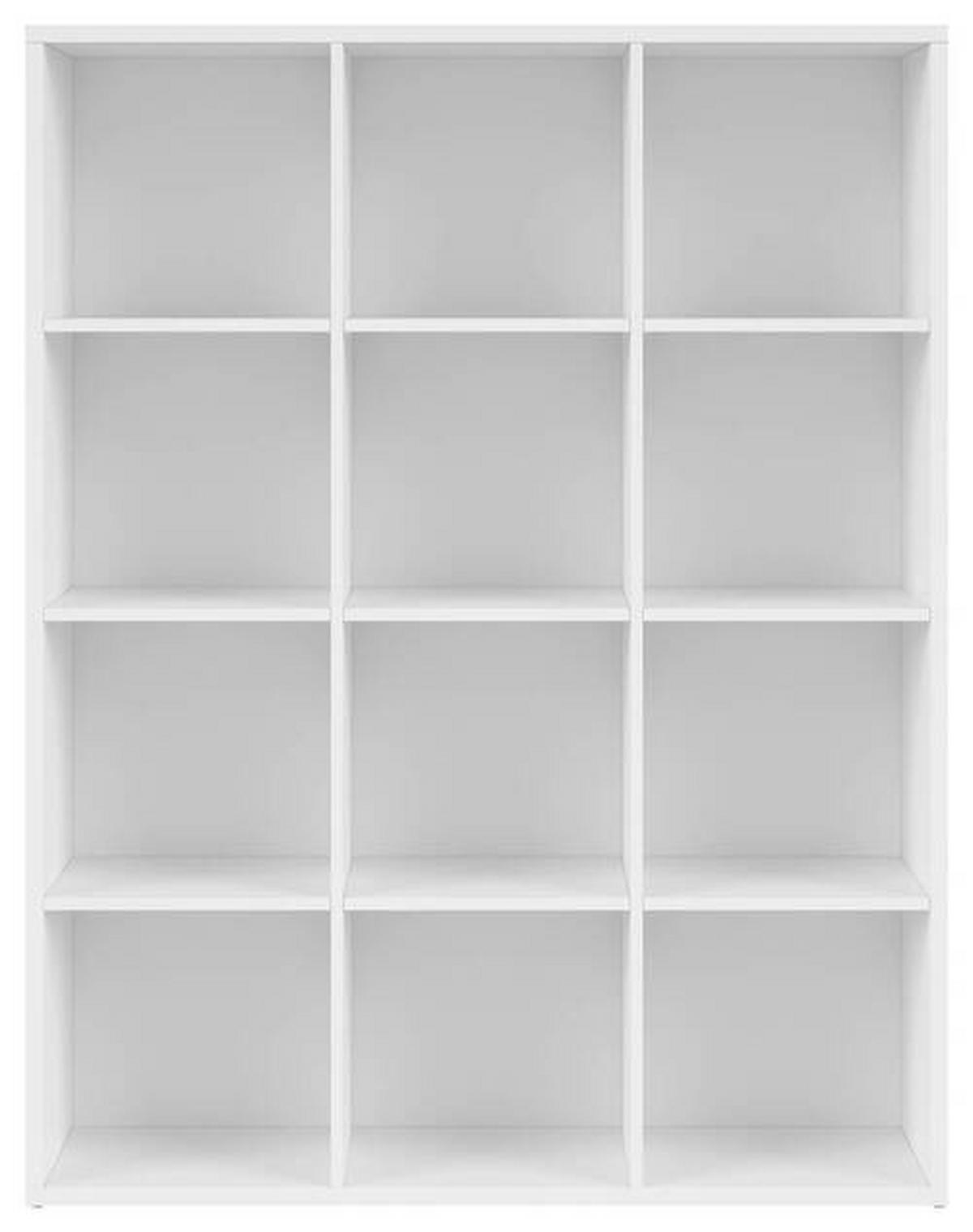 REGAL bijela  drvni materijal  - bijela, Design, drvni materijal/plastika (114/146,5/38,5cm)