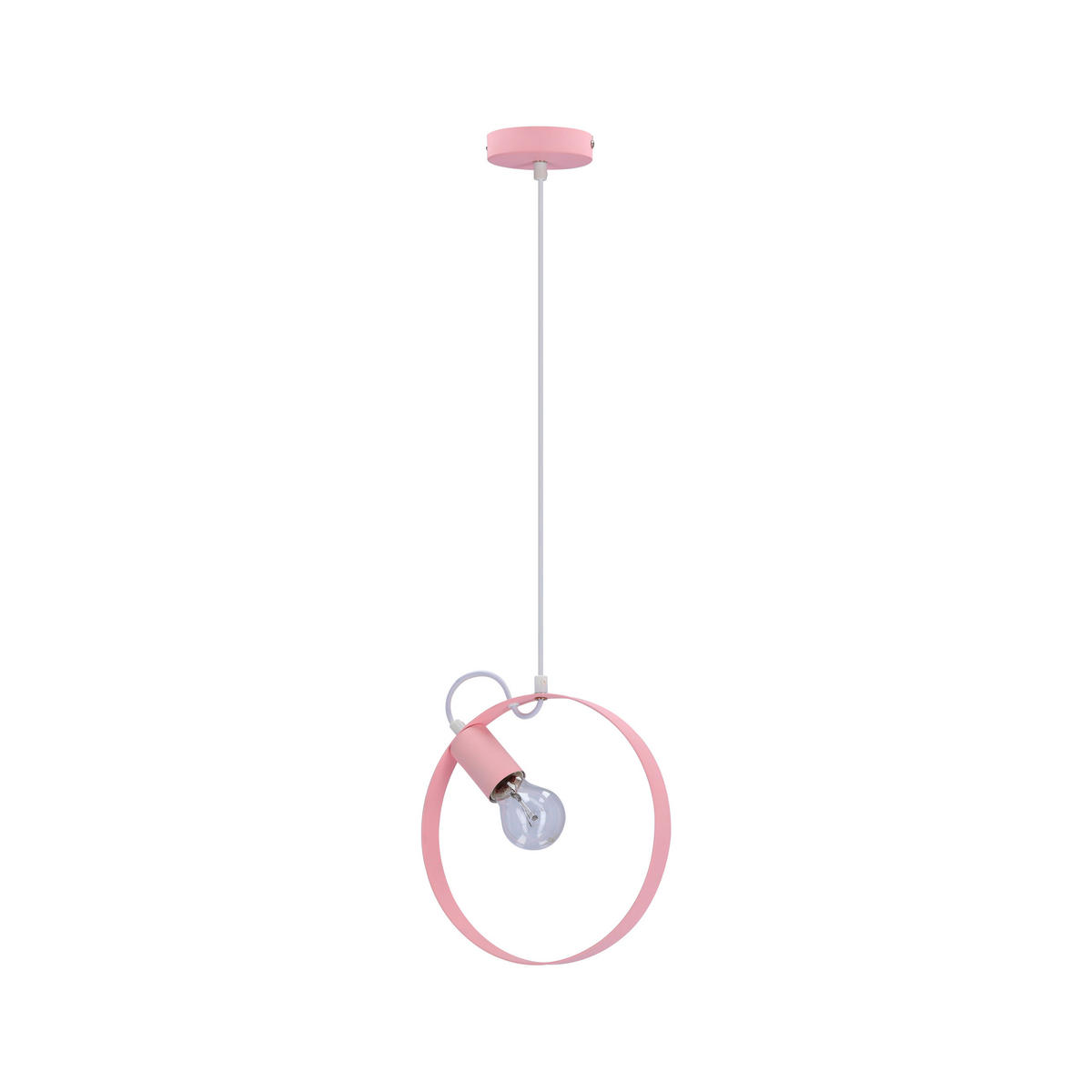 PENDELLAMPA Nexo 3/25/100 cm  - pink, Trend, metall (3/25/100cm)