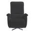 RELAXSESSEL Echtleder - Chromfarben/Schwarz, Design, Leder/Metall (80/109/88cm) - Beldomo Premium RELAXSESSEL Echtleder - Chromfarben/Schwarz, Design, Leder/Metall (80/109/88cm) - Beldomo Premium