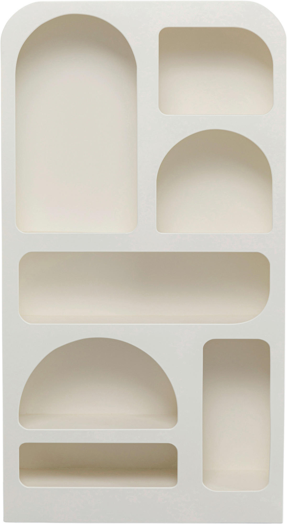 REGAL Weiß  95/180/32 cm  - Weiß, Design, Holzwerkstoff (95/180/32cm) - Kare-Design