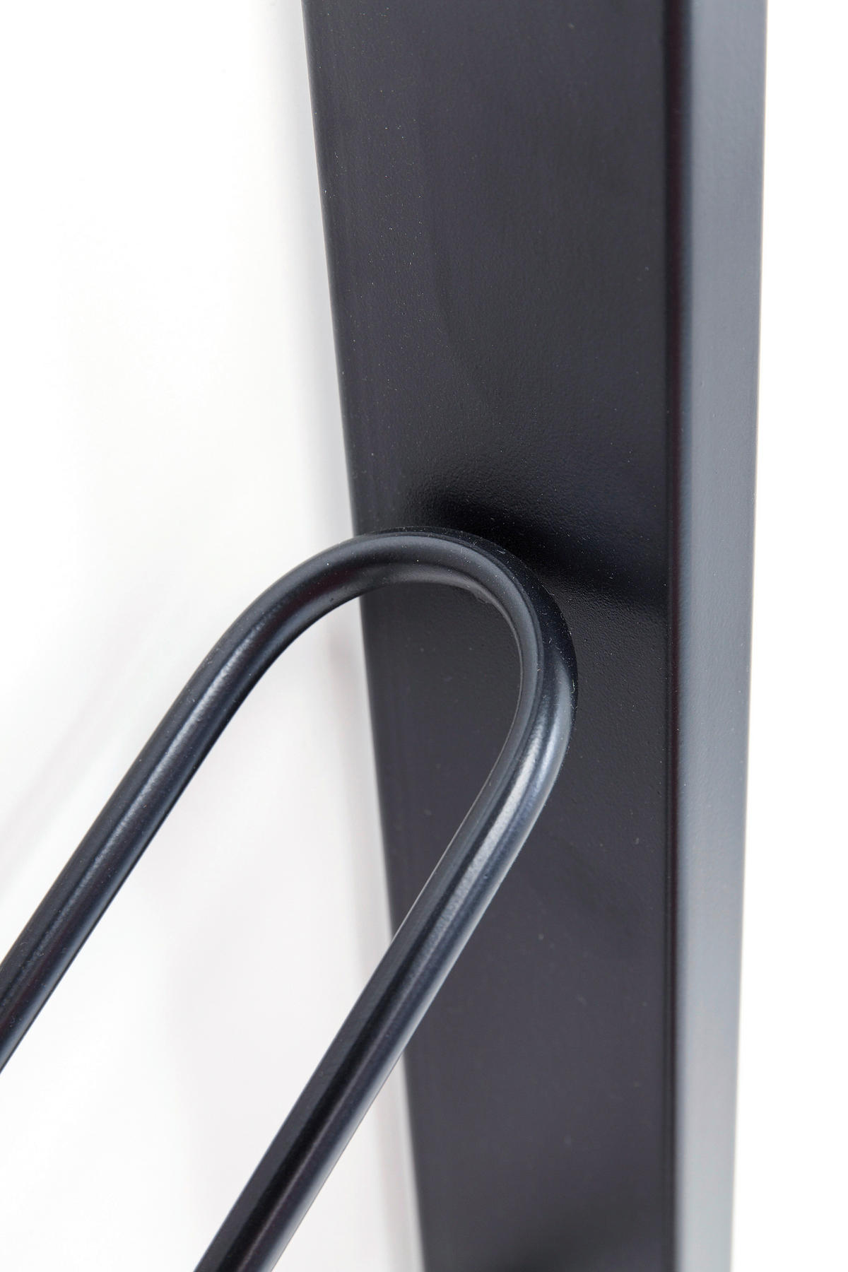 WEINREGAL Schwarz  - Schwarz, Design, Metall (36/160/6cm) - Kare-Design