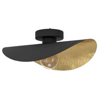 PLAFONJERA Saceda  - zlatna/crna, Dizajnerski, metal (41/34/16cm)