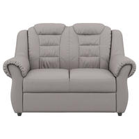 2-SITZER-SOFA Lederlook Hellbraun  - Hellbraun/Schwarz, KONVENTIONELL, Kunststoff/Textil (145/102/101cm) - Livetastic
