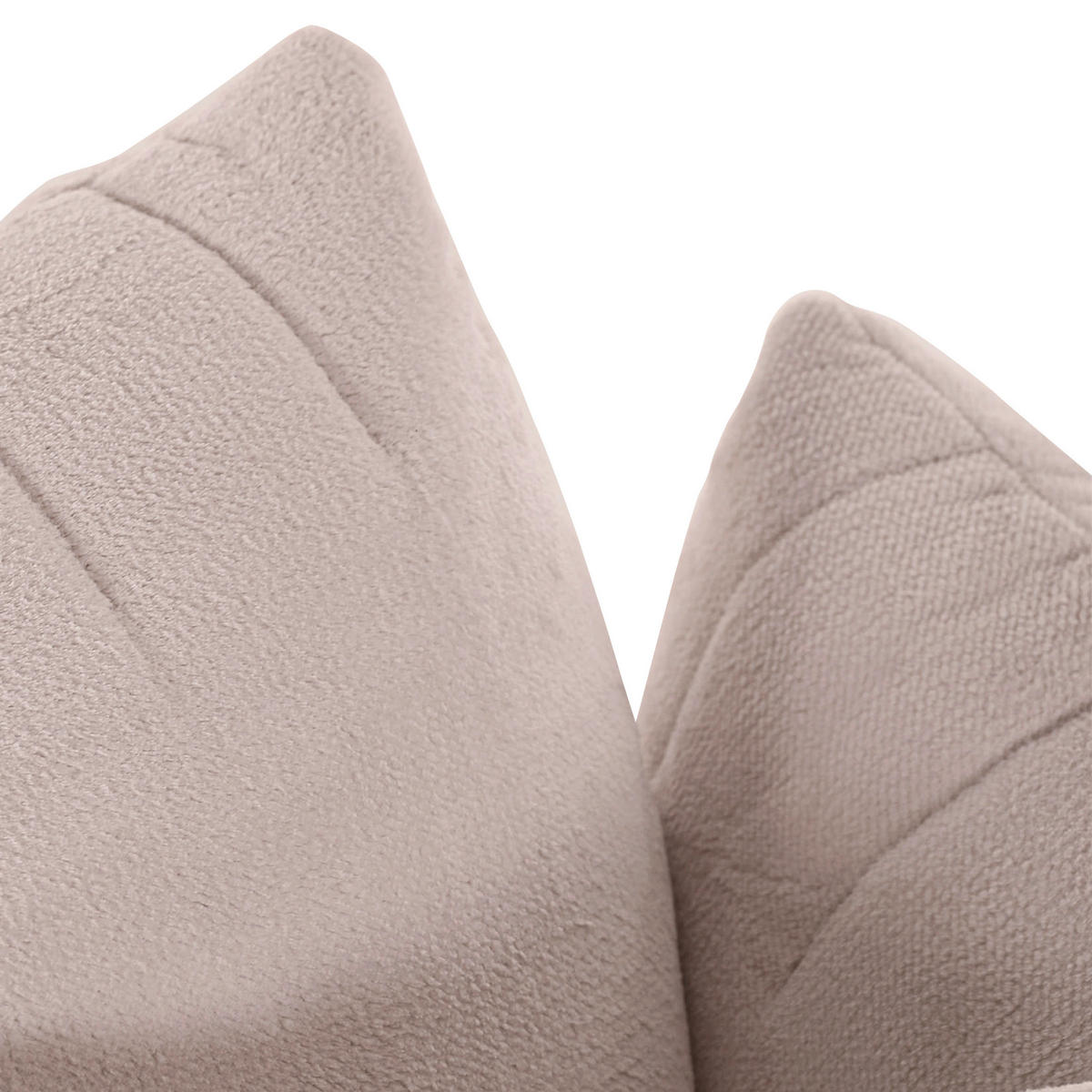 BIG SOFFA i plysch beige  - beige/svart, Klassisk, textil/plast (240/78/107cm) - MID.YOU