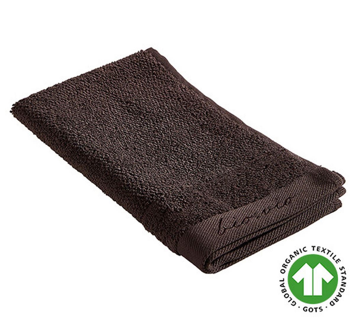 RUČNÍK PRO HOSTY, 30/50 cm, tmavě hnědá - tmavě hnědá, Natur, textil (30/50cm) - Bio:Vio