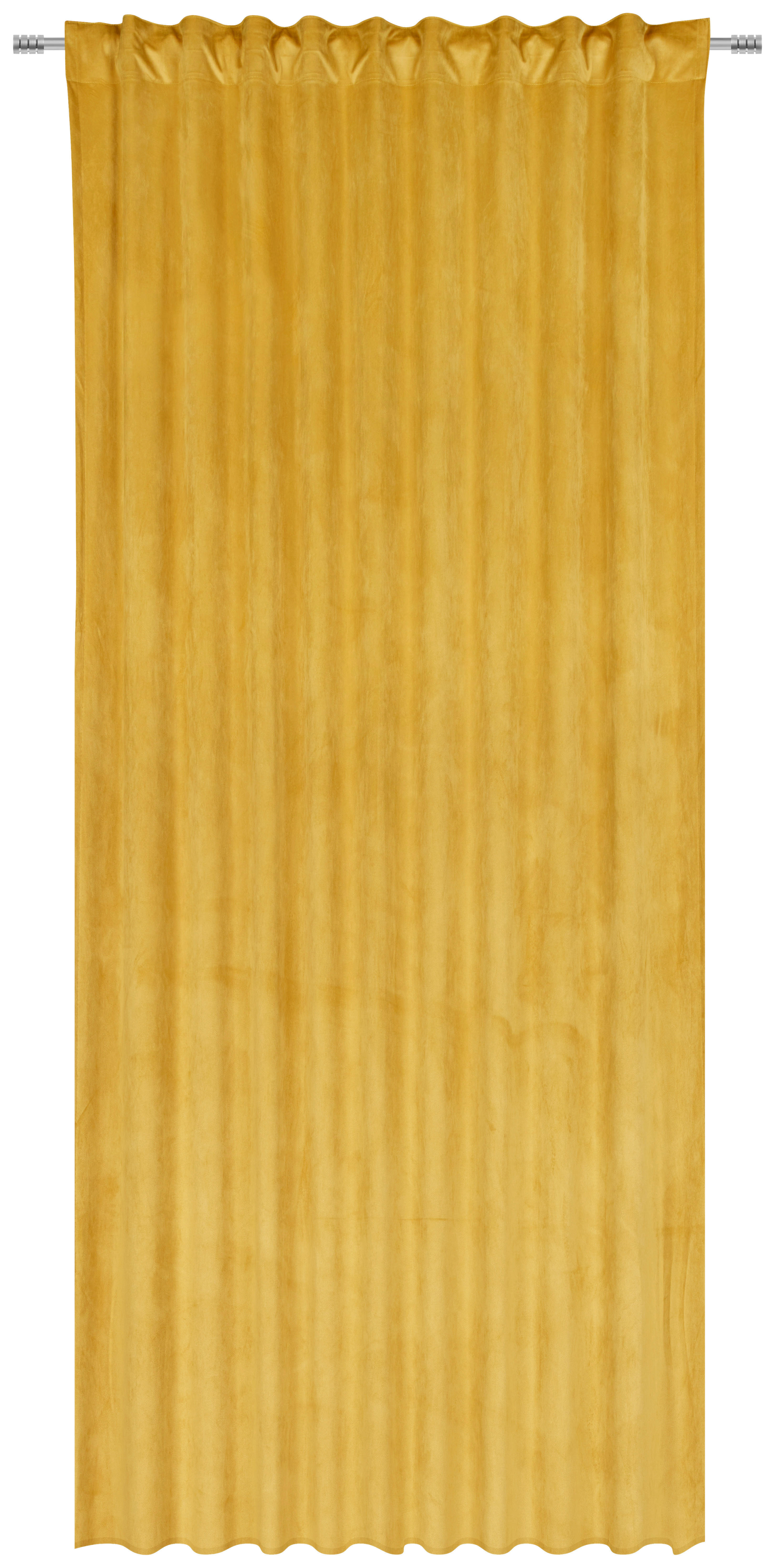 FERTIGVORHANG ZENATO blickdicht 135/245 cm   - Goldfarben, KONVENTIONELL, Textil (135/245cm) - Ambiente