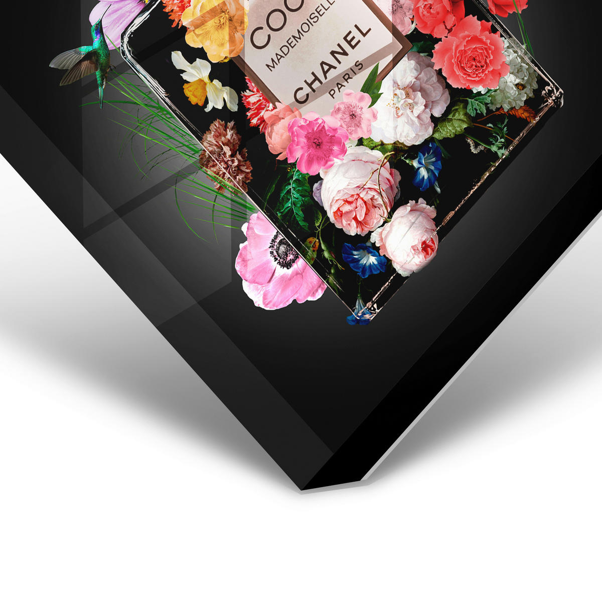 BILD 90/135 cm  - Multicolor/Schwarz, Design, Holz/Kunststoff (90/135cm)