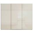 SCHWEBETÜRENSCHRANK  in Champagner  - Champagner, KONVENTIONELL, Glas/Holzwerkstoff (242/223/68cm) - Novel
