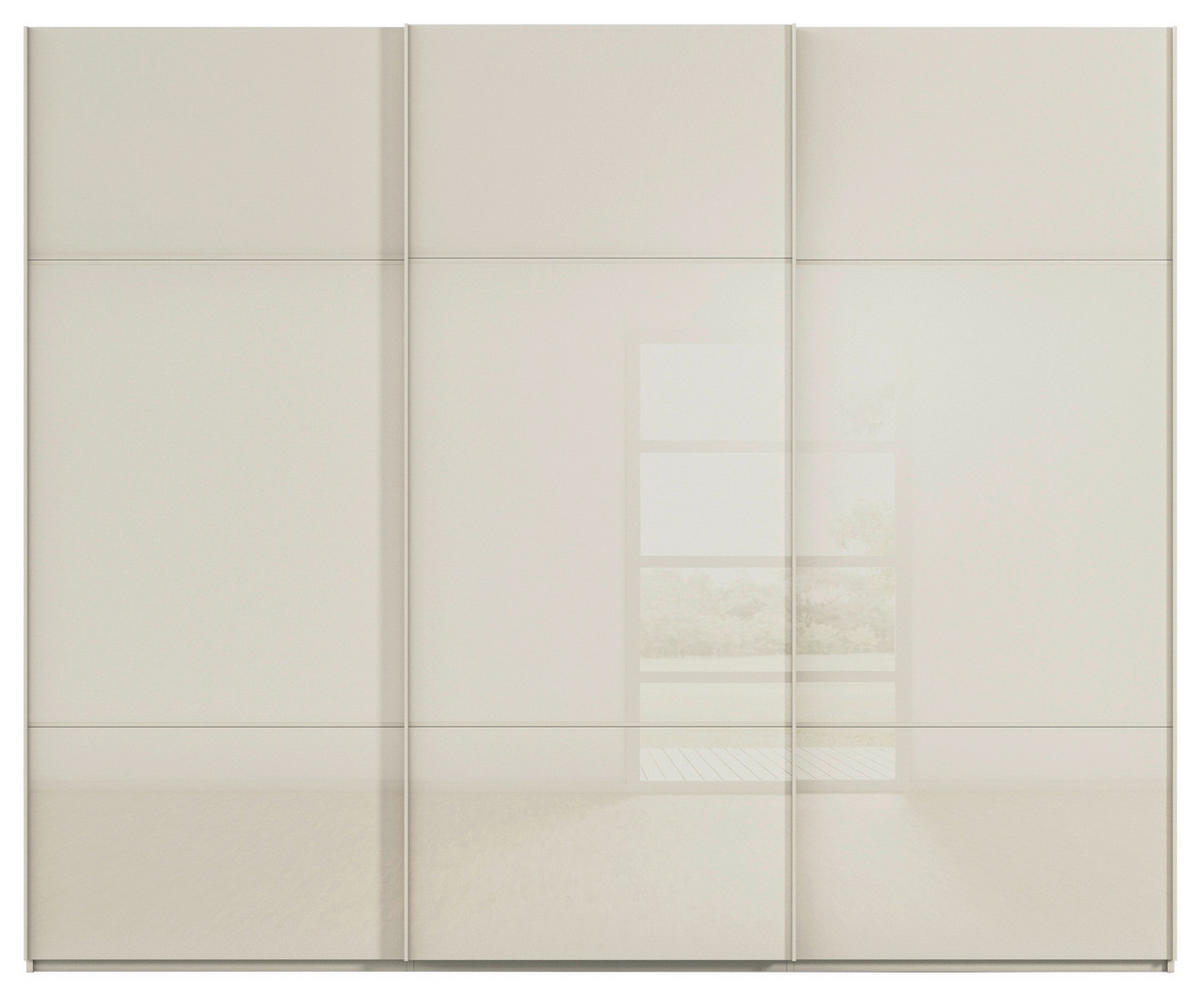 SCHWEBETÜRENSCHRANK in Champagner  - Champagner, Konventionell, Glas/Holzwerkstoff (301/223/68cm) - Novel