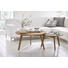COUCHTISCH Wildeiche massiv rund - Design, Holz (90/90/47cm) - Linea Natura COUCHTISCH Wildeiche massiv rund - Design, Holz (90/90/47cm) - Linea Natura