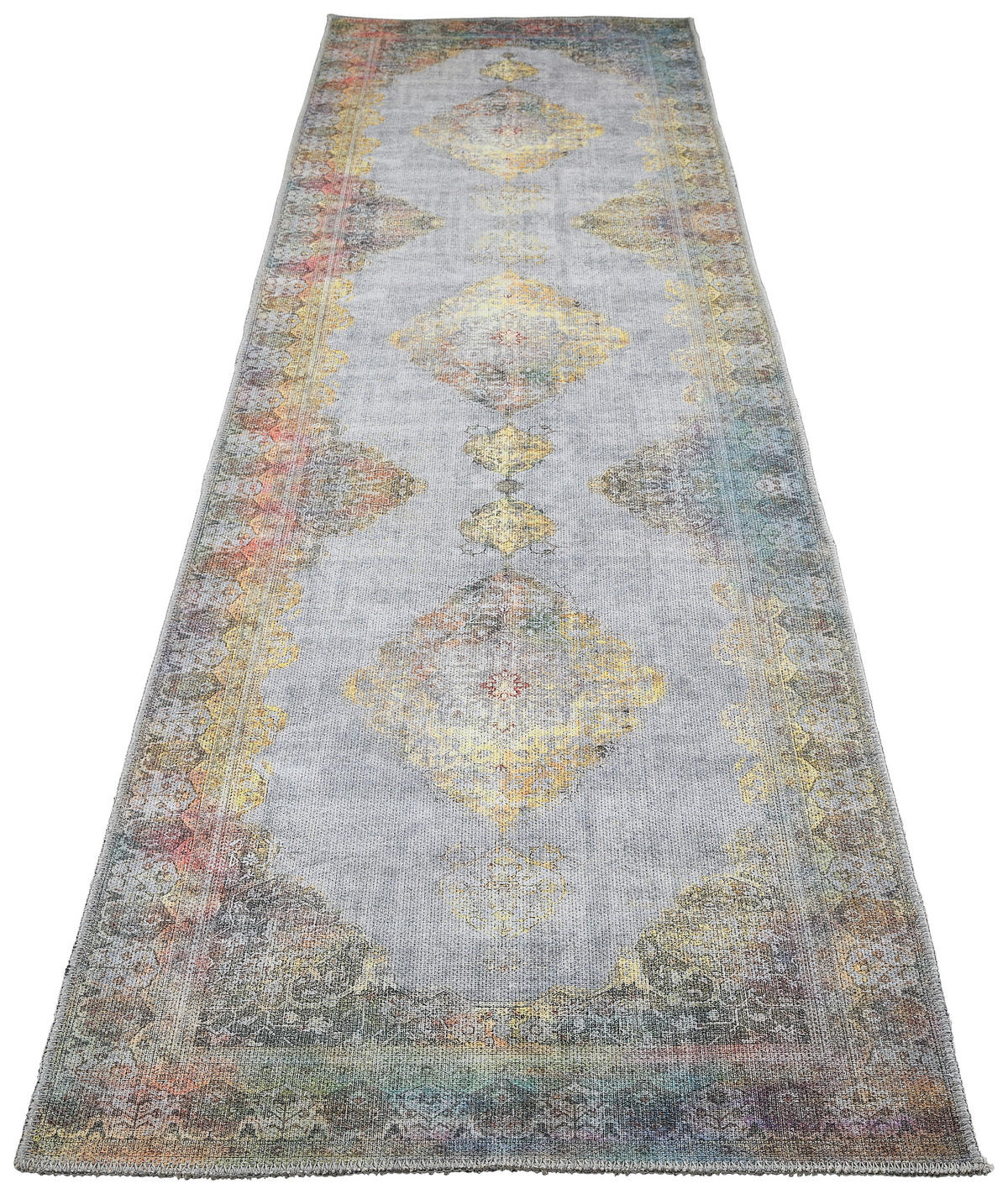 LÄUFER 76/300 cm Grau, Multicolor  - Multicolor/Grau, LIFESTYLE, Textil (76/300cm) - Novel