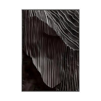 LEINWANDBILD Abstraktes 70/100 cm  - Schwarz/Weiß, Basics, Holz/Textil (70/100cm)