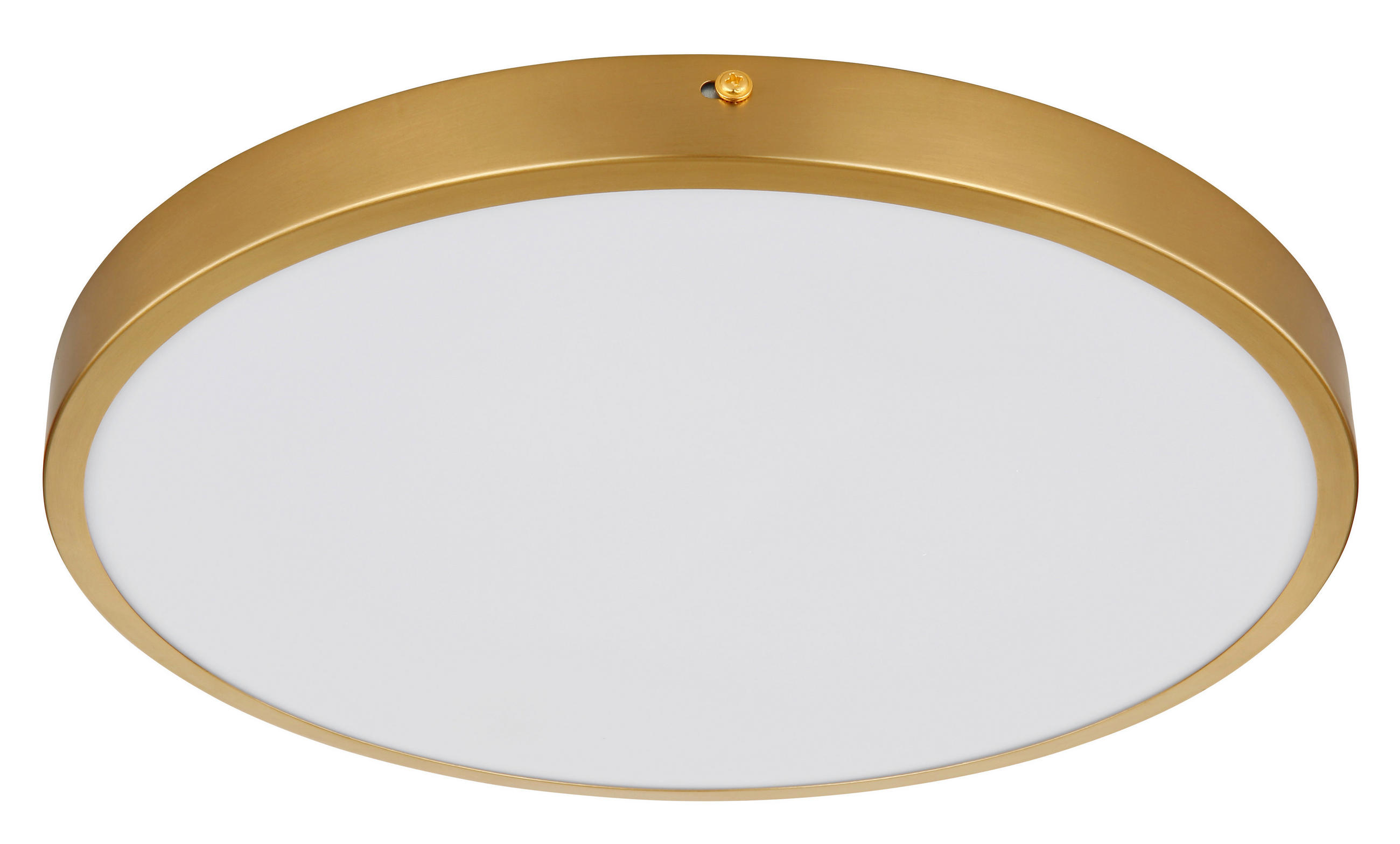 STROPNA LED-SVETILKA  Tibey //3000 K/230 V/ - opal/barve medenine, Konvencionalno, kovina/umetna masa (35/3cm)