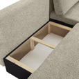 ECKSOFA Mintgrün Flachgewebe Zierkissen, Rückenkissen, Bettkasten, Schlaffunktion, Rücken echt, Liegefläche im Originalstoff  - Schwarz/Mintgrün, KONVENTIONELL, Kunststoff/Textil (260/145cm) - Carryhome