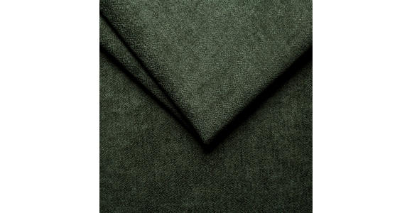 ECKSOFA in Chenille Dunkelgrün  - Dunkelgrün/Schwarz, KONVENTIONELL, Holz/Textil (159/221cm) - Carryhome