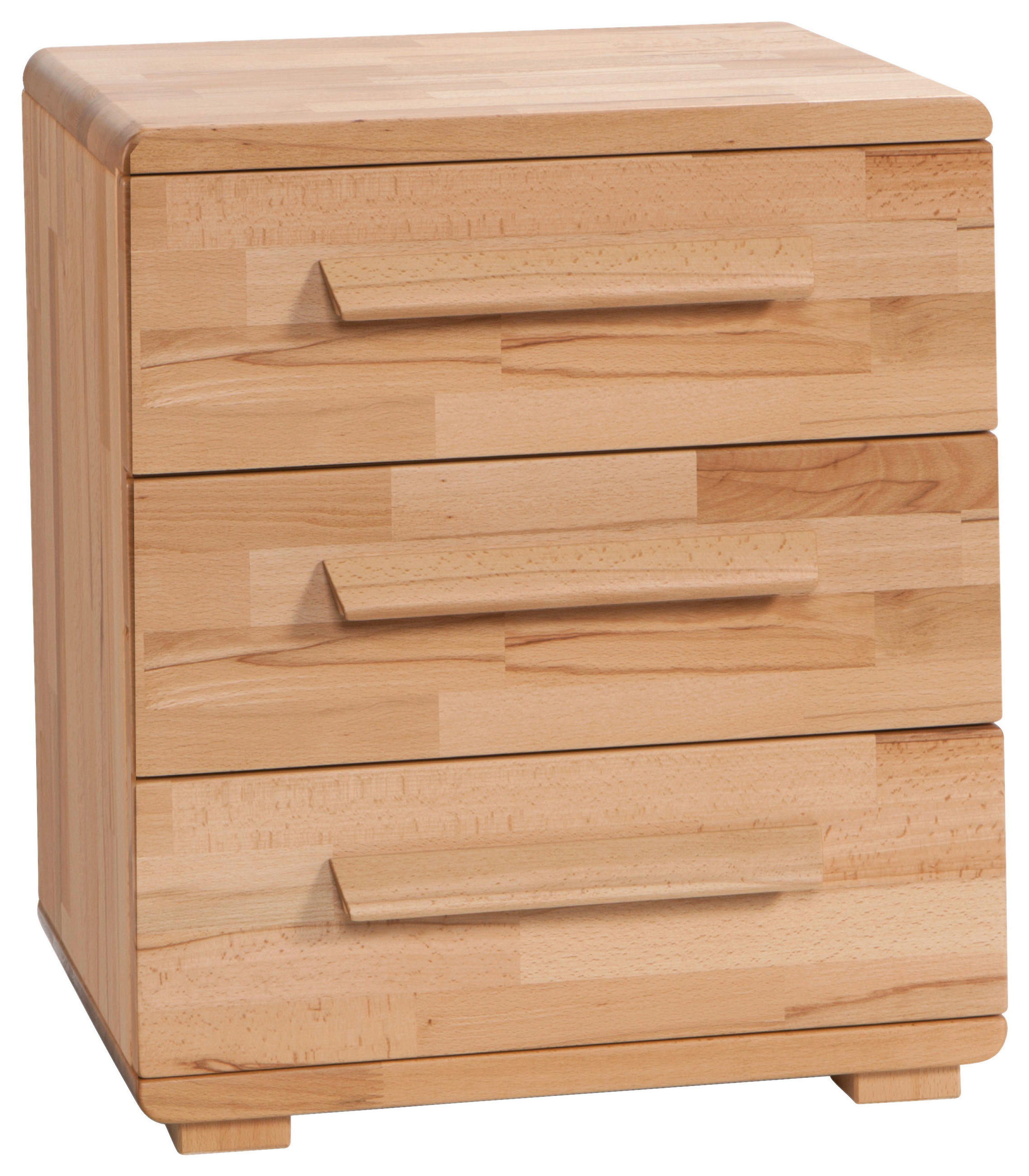 NACHTKÄSTCHEN in massiv Kernbuche Buchefarben  - Buchefarben, Design, Holz (48/57/43cm) - Hasena