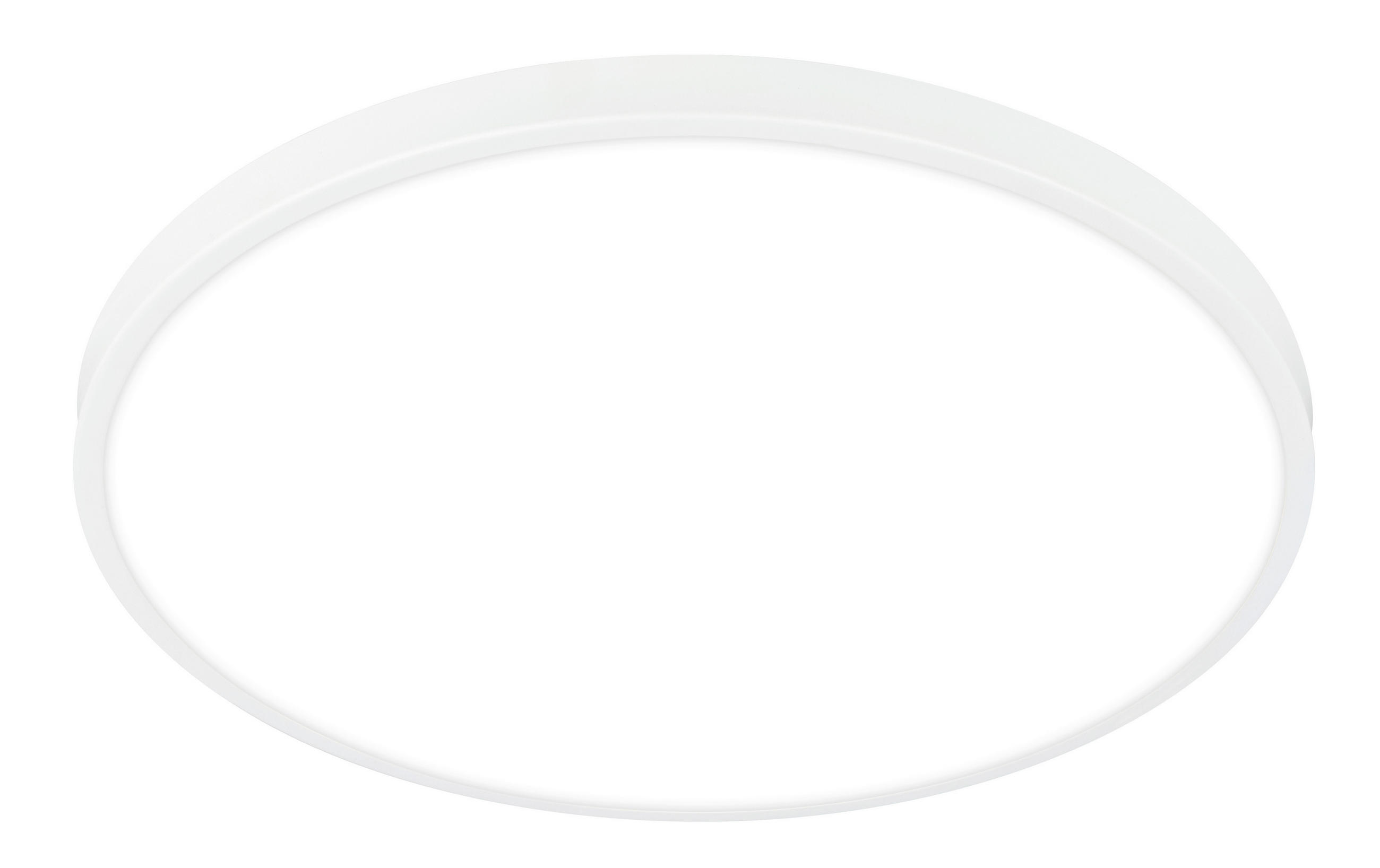 LED-DECKENLEUCHTE Kaida 38/6,5 cm   - Weiß, Basics, Kunststoff/Metall (38/6,5cm)