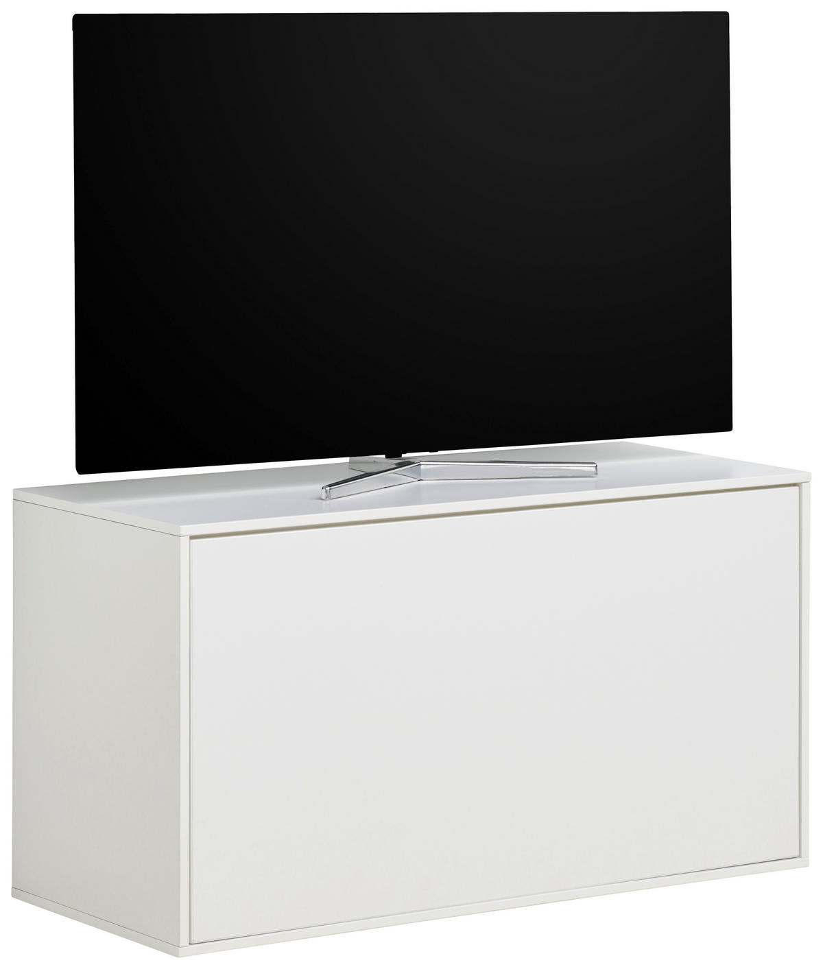 TV-ELEMENT 90,9/52/40 cm Weiß  90,9/52/40 cm  - Weiß, Design, Holzwerkstoff (90,9/52/40cm) - home24