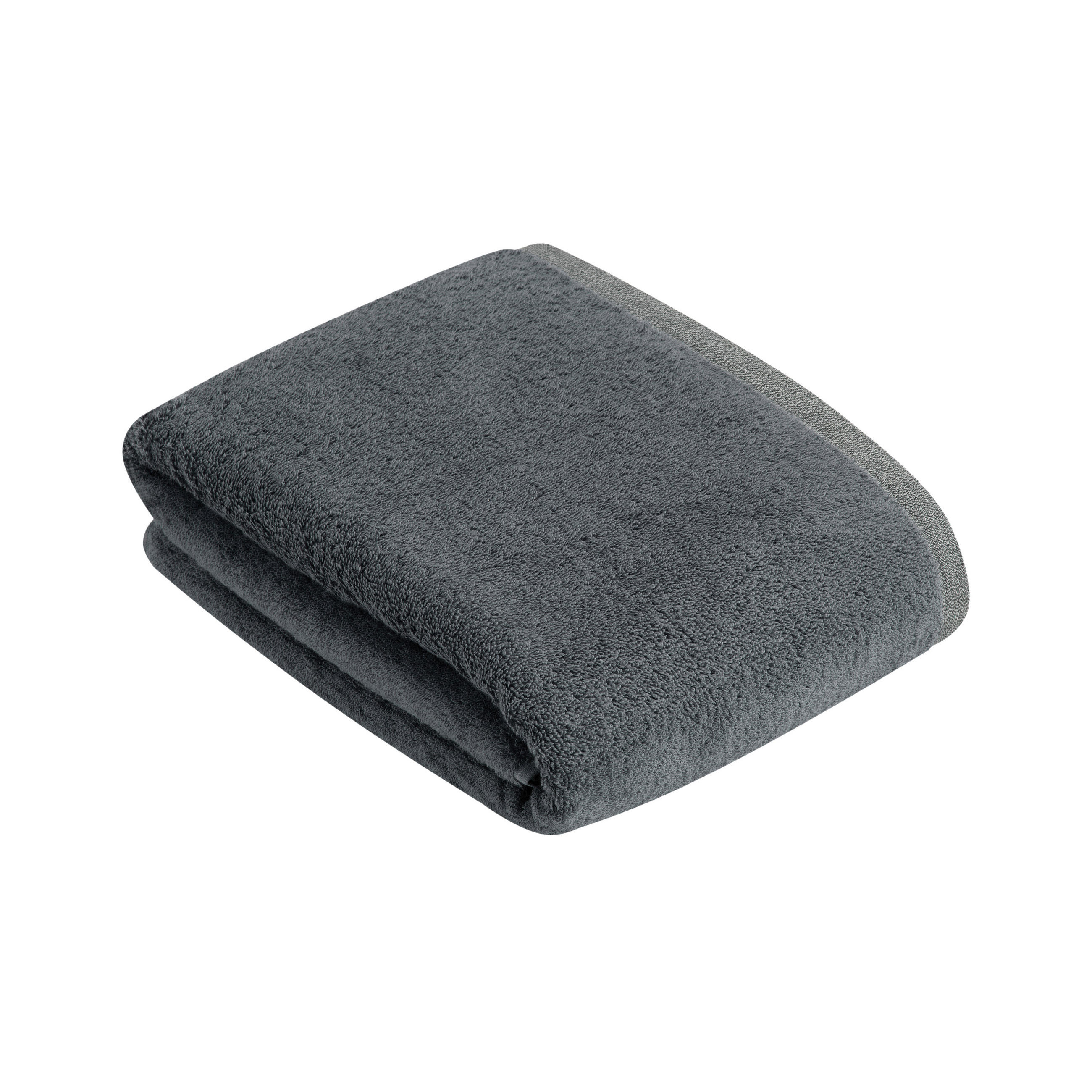 BADETUCH Prato Grau 150/100 cm  - Grau, Basics, Textil (150/100cm) - Vossen