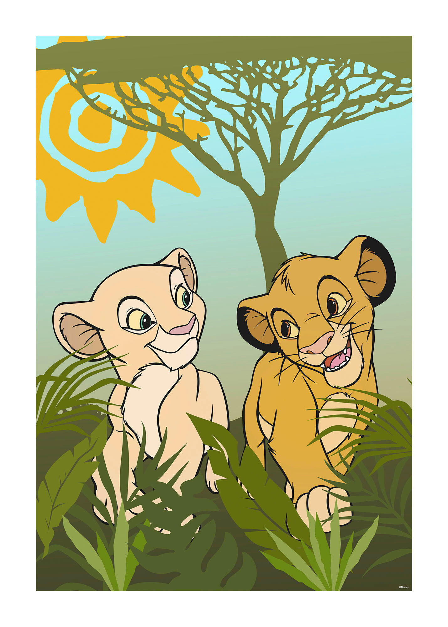 KINDERBILD - Grün, Basics, Papier (30/40cm) - Disney