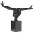SKULPTUR - Schwarz, Design, Glas/Stein (75/42/23cm) - Kare-Design