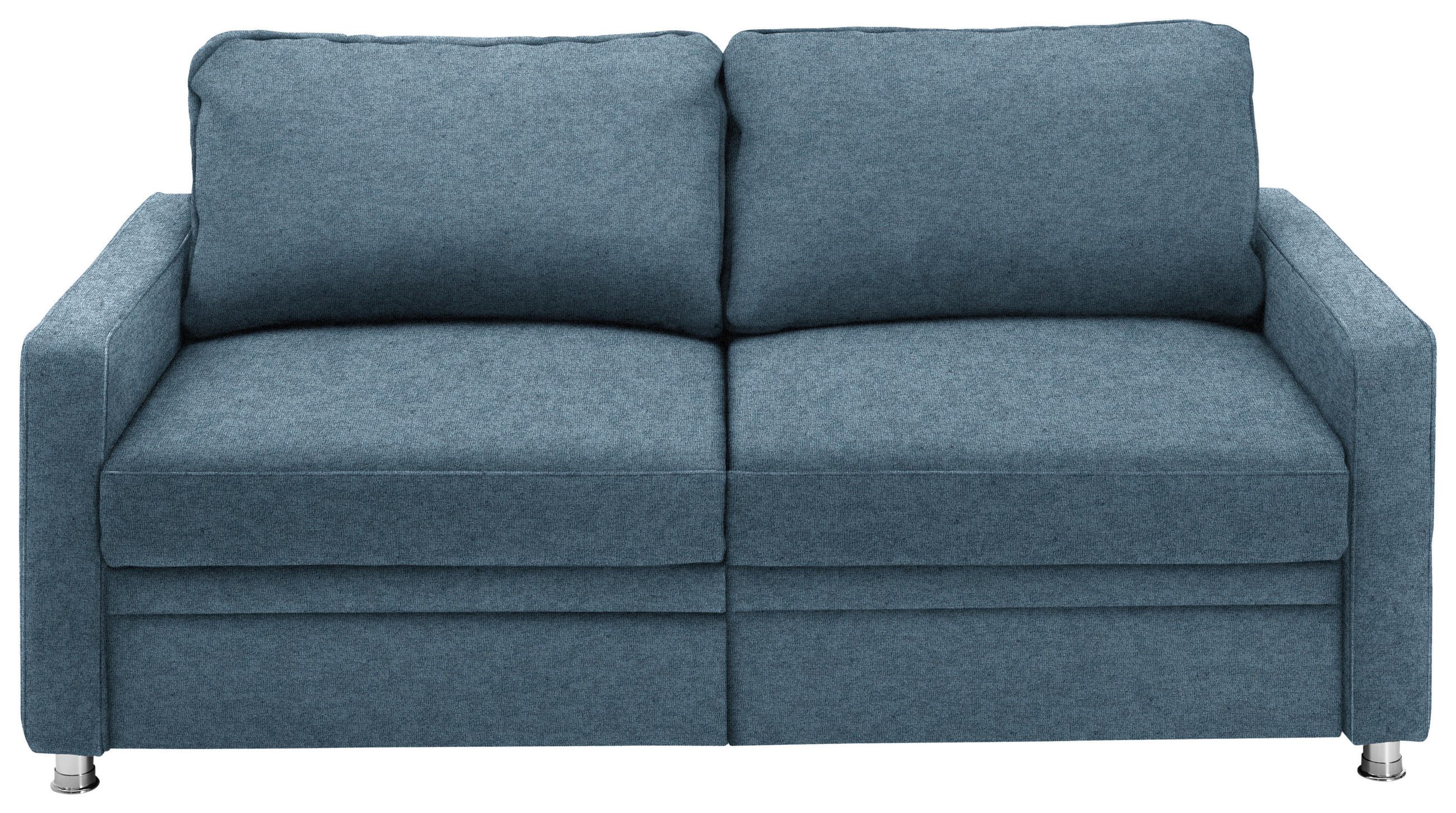 SCHLAFSOFA in Blau  - Blau, KONVENTIONELL, Textil/Metall (206/90/100cm) - Beldomo Style