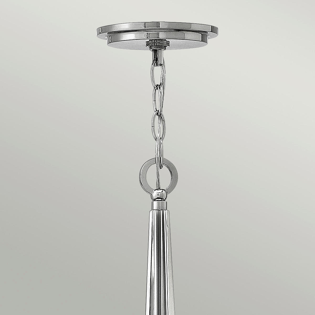 HÄNGLAMPA Elstead Ascher 53.9/67.3 cm  - nickelfärgad, Klassisk, metall/glas (53.9/67.3cm) - Elstead Lighting