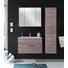 HOCHSCHRANK Eichefarben - Chromfarben/Eichefarben, Design, Holzwerkstoff/Metall (40/160/35cm) HOCHSCHRANK Eichefarben - Chromfarben/Eichefarben, Design, Holzwerkstoff/Metall (40/160/35cm)