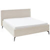 POLSTERBETT 180/200 cm  in Beige  - Beige/Schwarz, Design, Textil/Metall (180/200cm) - home24