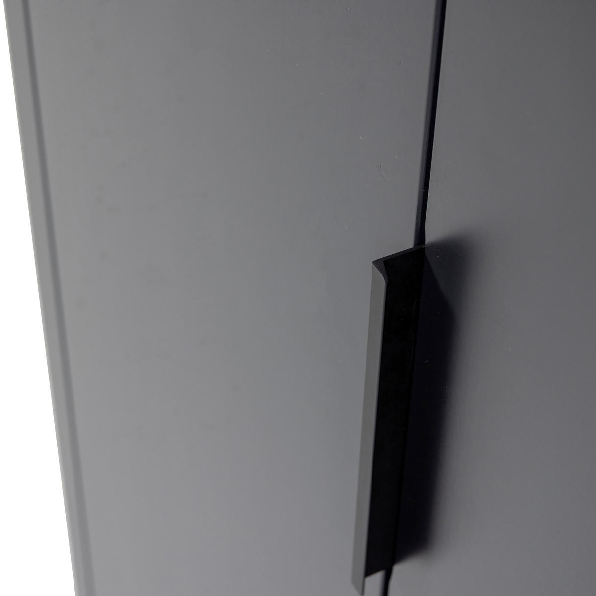 SCHUHSCHRANK Gunnar  in 85/135/39 cm  - Schwarz, Design, Holz/Metall (85/135/39cm) - Livetastic