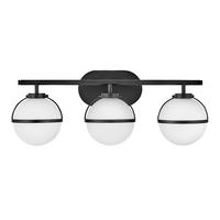 BADEZIMMER-WANDLEUCHTE - Schwarz, Konventionell, Glas/Metall (60.0/23/19.3cm) - Elstead Lighting