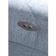 ECKSOFA  in Flachgewebe Blau  205/300 cm  - Blau/Schwarz, KONVENTIONELL, Textil/Metall (205/300cm) - Carryhome