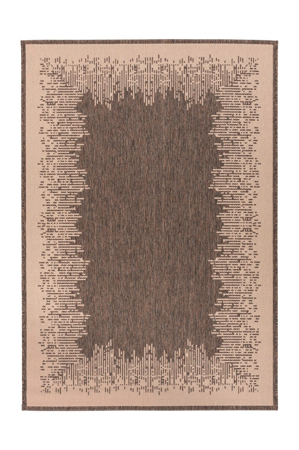FLACHWEBETEPPICH 120/170 cm Splash 900 Braun / Creme Braun, Creme  - Creme/Braun, KONVENTIONELL (120/170cm)