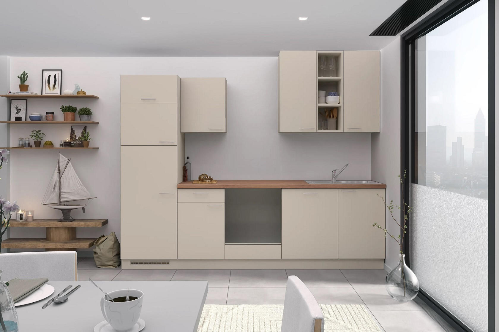 Küchenzeile Magn. mit Geräten B: 280 cm