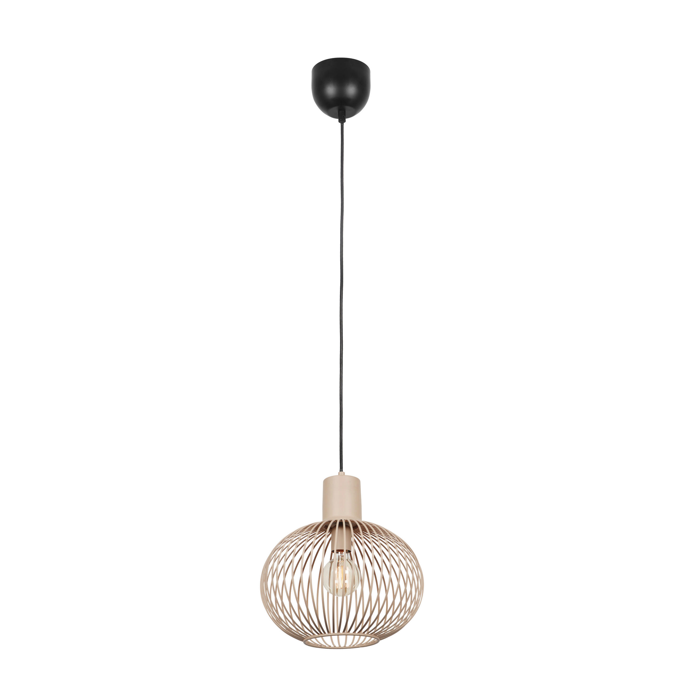 PENDELLEUCHTE 33/150 cm    - Sandfarben, Konventionell, Metall (33/150cm) - Trio Leuchten